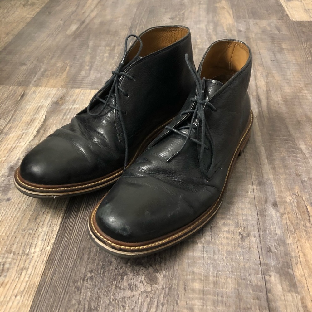 Cole Haan Black Leather Chukkas - Sz. 10 1/2 D